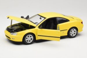 Peugeot 406 Coupe イエロー Gate 1:18 01022 メタル - 画像 2/8