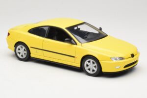 Peugeot 406 Coupe イエロー Gate 1:18 01022 メタル - 画像 6/8