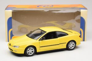 Peugeot 406 Coupe イエロー Gate 1:18 01022 メタル - 画像 8/8