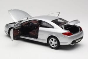 Peugeot 407 Coupe シルバー Norev 1:18 184747 メタル - 画像 5/8