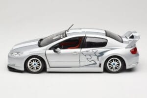 Peugeot 407 Racing シルバー Solido 1:18 90642 メタル - 画像 4/8