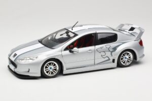 Peugeot 407 Racing シルバー Solido 1:18 90642 メタル