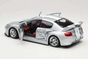 Peugeot 407 Racing シルバー Solido 1:18 90642 メタル - 画像 5/8