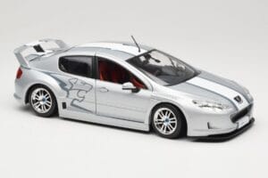 Peugeot 407 Racing シルバー Solido 1:18 90642 メタル - 画像 6/8