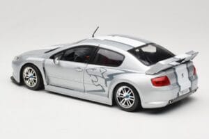 Peugeot 407 Racing シルバー Solido 1:18 90642 メタル - 画像 7/8