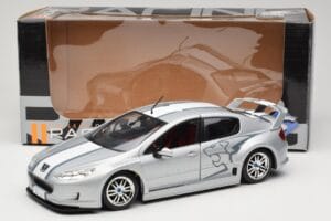 Peugeot 407 Racing シルバー Solido 1:18 90642 メタル - 画像 8/8