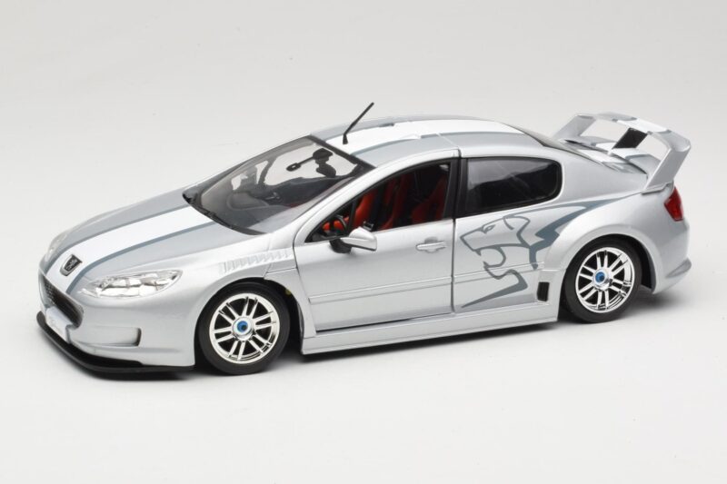 Peugeot 407 Racing シルバー Solido 1:18 90642 メタル