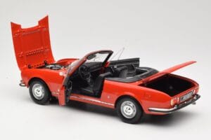 Peugeot 504 カブリオレ レッド Norev 1:18 184754 メタル - 画像 5/8