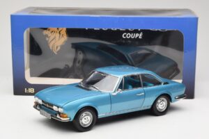 Peugeot 504 Coupe ブルー Norev 1:18 184755 メタル - 画像 8/8
