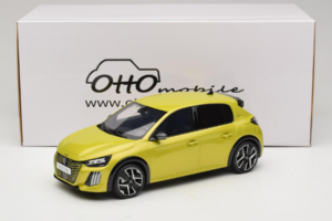 Peugeot E-208 GT Jaune Agueda Otto 1:18 OT1164 レジン - 画像 6/6