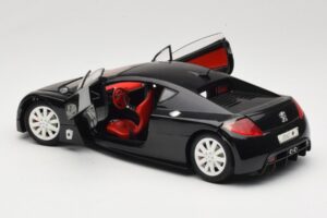 Peugeot RC Pique ブラック Solido 1:18 8147 メタル - 画像 5/8