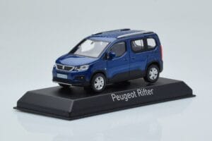 Peugeot Rifter ブルー Norev 1:43 479061 メタル - 画像 2/4