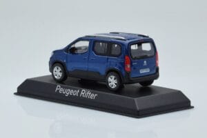 Peugeot Rifter ブルー Norev 1:43 479061 メタル - 画像 3/4