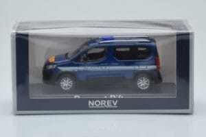 Peugeot Rifter Gendarmerie Otremer ブルー Norev 1:43 479064 メタル - 画像 4/4