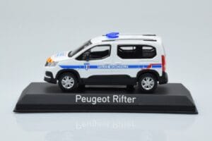 Peugeot Rifter Police Municipale ホワイト Norev 1:43 479067 メタル