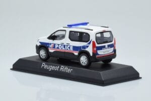 Peugeot Rifter Police Nationale ホワイト Norev 1:43 479065 メタル - 画像 3/4