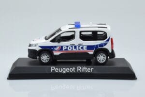 Peugeot Rifter Police Nationale ホワイト Norev 1:43 479065 メタル