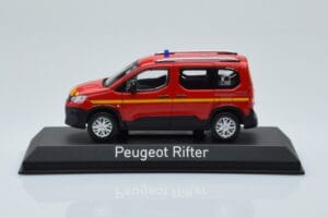 Peugeot Rifter Pompiers レッド Norev 1:43 479069 メタル