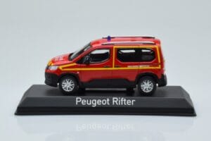 Peugeot Rifter Pompiers Secours Medical レッド Norev 1:43 479070 メタル