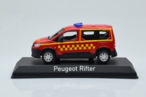 Peugeot Rifter Sapeurs Pompiers レッド Norev 1:43 479071 メタル