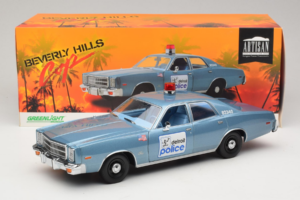 Plymouth Fury Beverly Hills PD ブルー GreenLight 1:18 19069 メタル - 画像 8/8