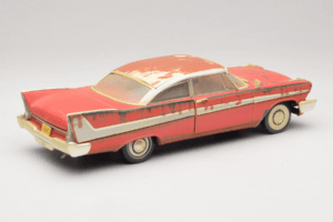 Plymouth Fury レッド Christine ダーティバージョン Auto World 1:18 AWSS119/06 メタル - 画像 3/8