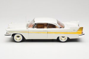 Plymouth Fury ホワイト Anson 1:18 30398 メタル - 画像 4/8
