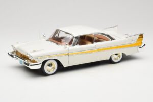 Plymouth Fury ホワイト Anson 1:18 30398 メタル
