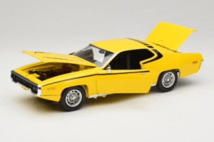 Plymouth Satellite Daisy Dukes of Hazzard Auto World 1:18 AWSS105/06 メタル - 画像 2/8