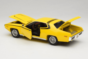 Plymouth Satellite Daisy Dukes of Hazzard Auto World 1:18 AWSS105/06 メタル - 画像 5/8
