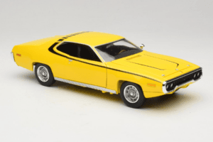 Plymouth Satellite Daisy Dukes of Hazzard Auto World 1:18 AWSS105/06 メタル - 画像 6/8