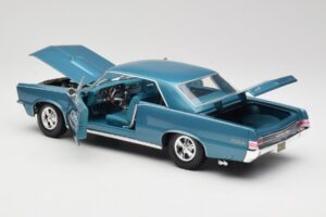Pontiac GTO Hurst Edition ブルー Maisto 1:18 531885 メタル - 画像 5/8