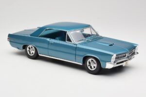 Pontiac GTO Hurst Edition ブルー Maisto 1:18 531885 メタル - 画像 6/8