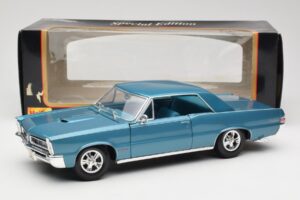 Pontiac GTO Hurst Edition ブルー Maisto 1:18 531885 メタル - 画像 8/8