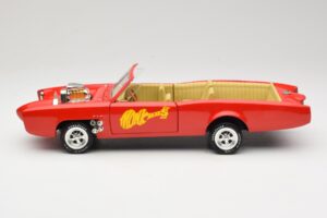 Pontiac GTO Monkeemobile レッド ERTL 1:18 33150 メタル - 画像 4/8