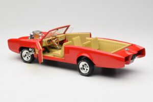 Pontiac GTO Monkeemobile レッド ERTL 1:18 33150 メタル - 画像 5/8