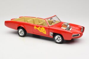 Pontiac GTO Monkeemobile レッド ERTL 1:18 33150 メタル - 画像 6/8