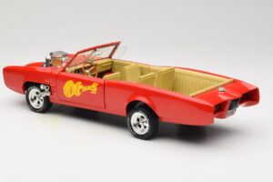 Pontiac GTO Monkeemobile レッド ERTL 1:18 33150 メタル - 画像 7/8