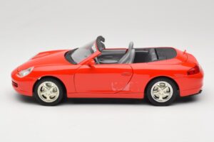 Porsche 911 996 カブリオレ レッド Mira 1:18 06930 メタル - 画像 4/8