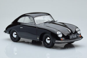 Porsche 356 ブラック Norev 1:18 187451 メタル - 画像 4/6