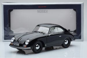 Porsche 356 ブラック Norev 1:18 187451 メタル - 画像 6/6