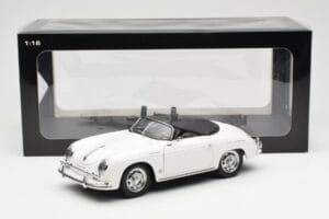 Porsche 356A Speedster ホワイト AUTOart 1:18 77862 メタル - 画像 8/8