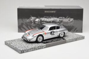 Porsche 356B 1600 GS Carrera GTL Abarth #42 H. Herrmann / H. Linge Targa Florio 1962 Minichamps 1:18 107626842 レジン - 画像 6/6