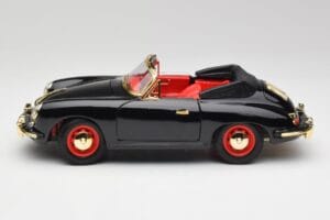 Porsche 356B カブリオレ ブラック Bburago 1:18 3031D メタル - 画像 4/8