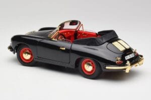 Porsche 356B カブリオレ ブラック Bburago 1:18 3031D メタル - 画像 7/8