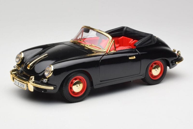 Porsche 356B カブリオレ ブラック Bburago 1:18 3031D メタル