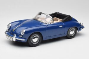 Porsche 356B カブリオレ ブルー Bburago 1:18 3051 メタル