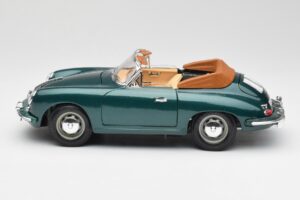 Porsche 356B カブリオレ グリーン Bburago 1:18 3051-M1 メタル - 画像 4/8