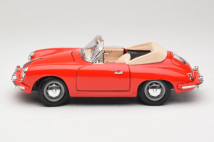Porsche 356B カブリオレ レッド Tchibo 1:18 45703 メタル - 画像 4/8