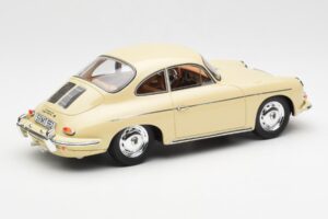 Porsche 356B Carrera 2 アイボリー GT Spirit 1:18 GT010ZM レジン - 画像 2/6